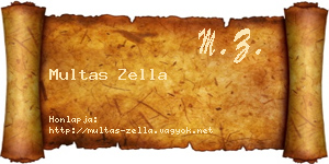 Multas Zella névjegykártya